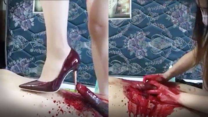 【劲爆重口味】飞鱼 变态 虐阳 插马眼 大出血 血腥 海报