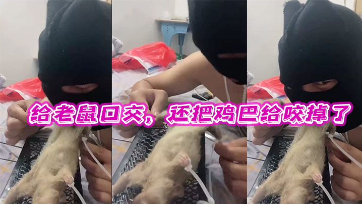 给老鼠口交，还把鸡巴给咬掉了，牛逼 海报
