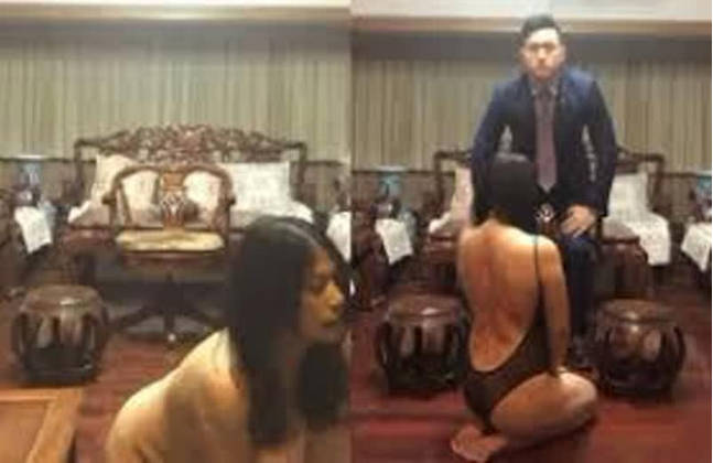 【驯养记完整版】，富家少爷圈养小母狗，日常露脸调教记录，舔鞋舔屌，内裤套头啪啪，对话精彩 海报